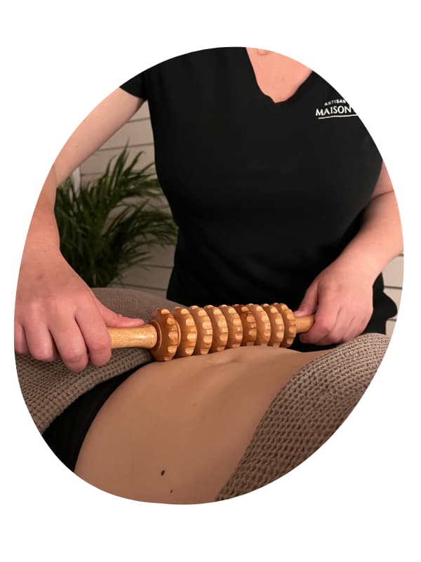 Massage Madérothérapie ventre détox Chamalières